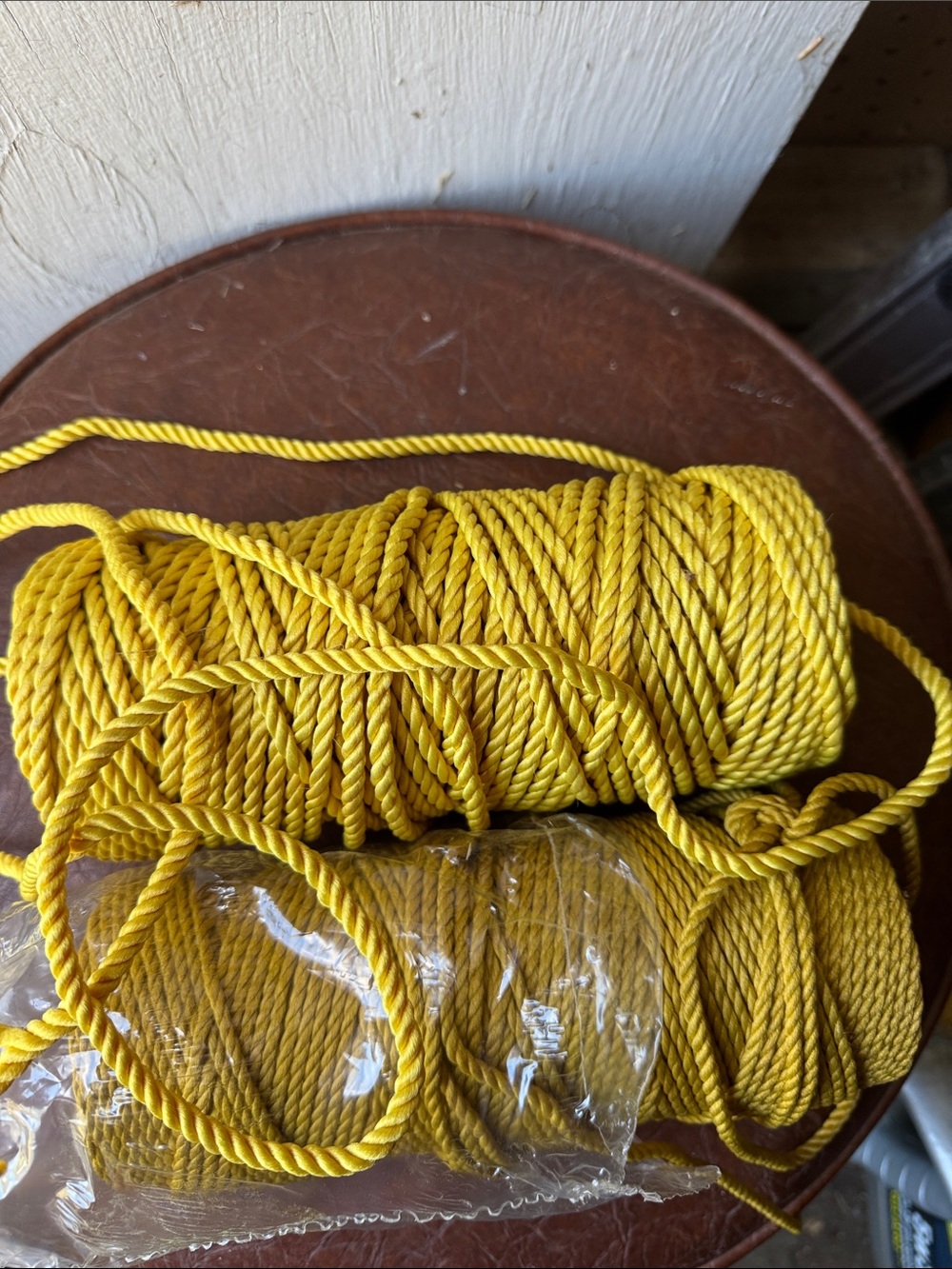 Yellow Decorative Twisted Rope Cord - Home Accents